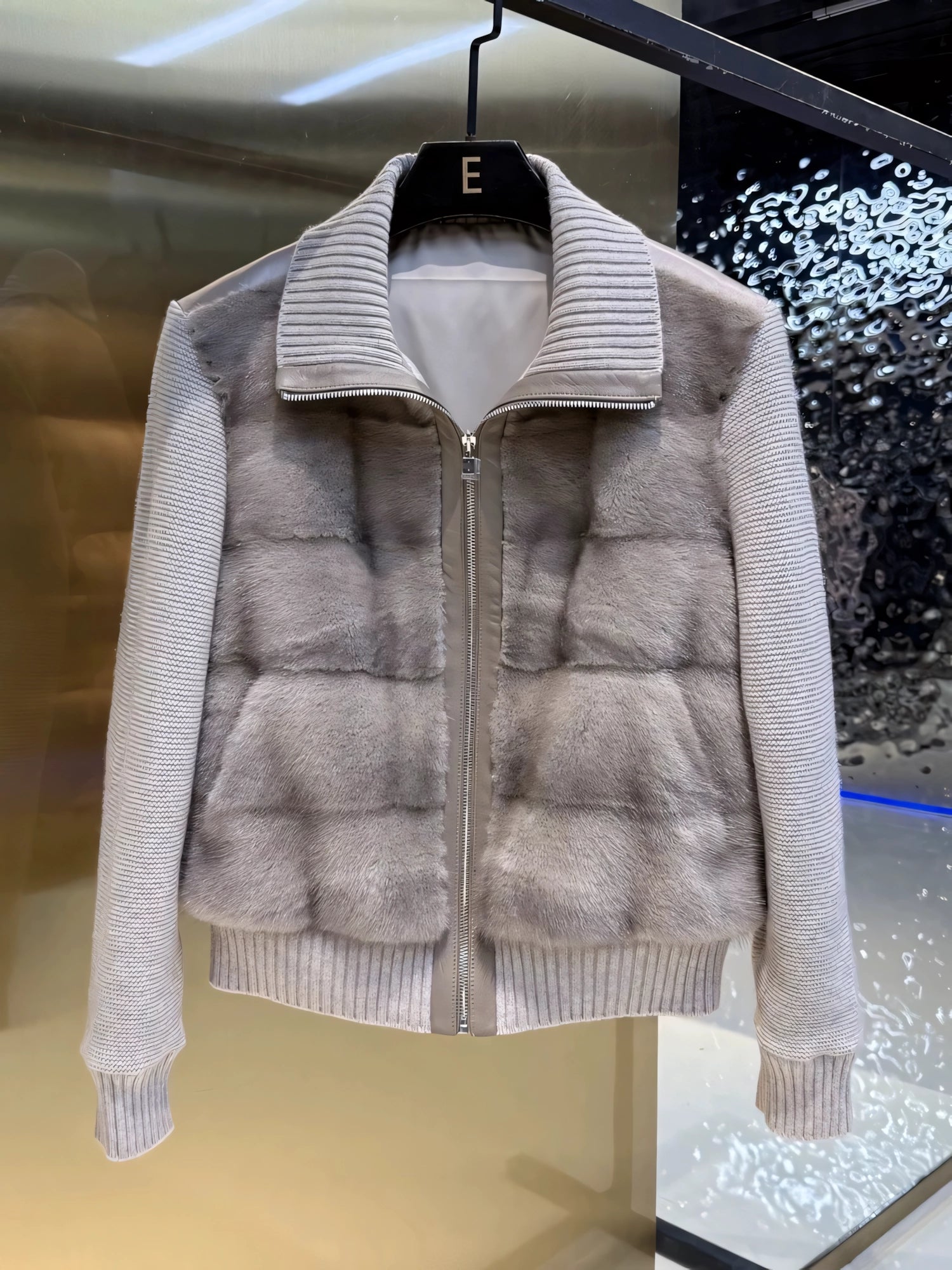 Mink cashmere short coat