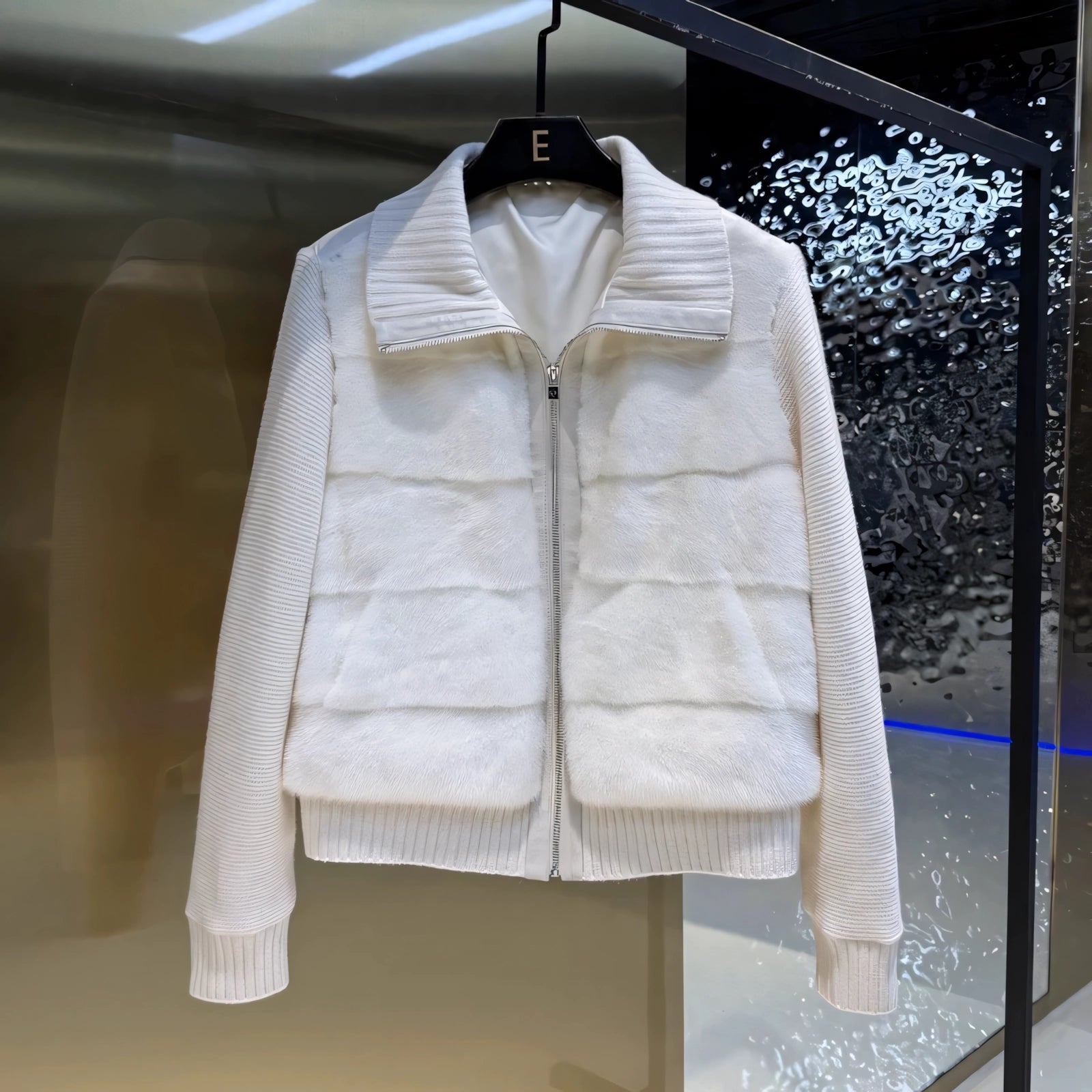 Mink cashmere short coat