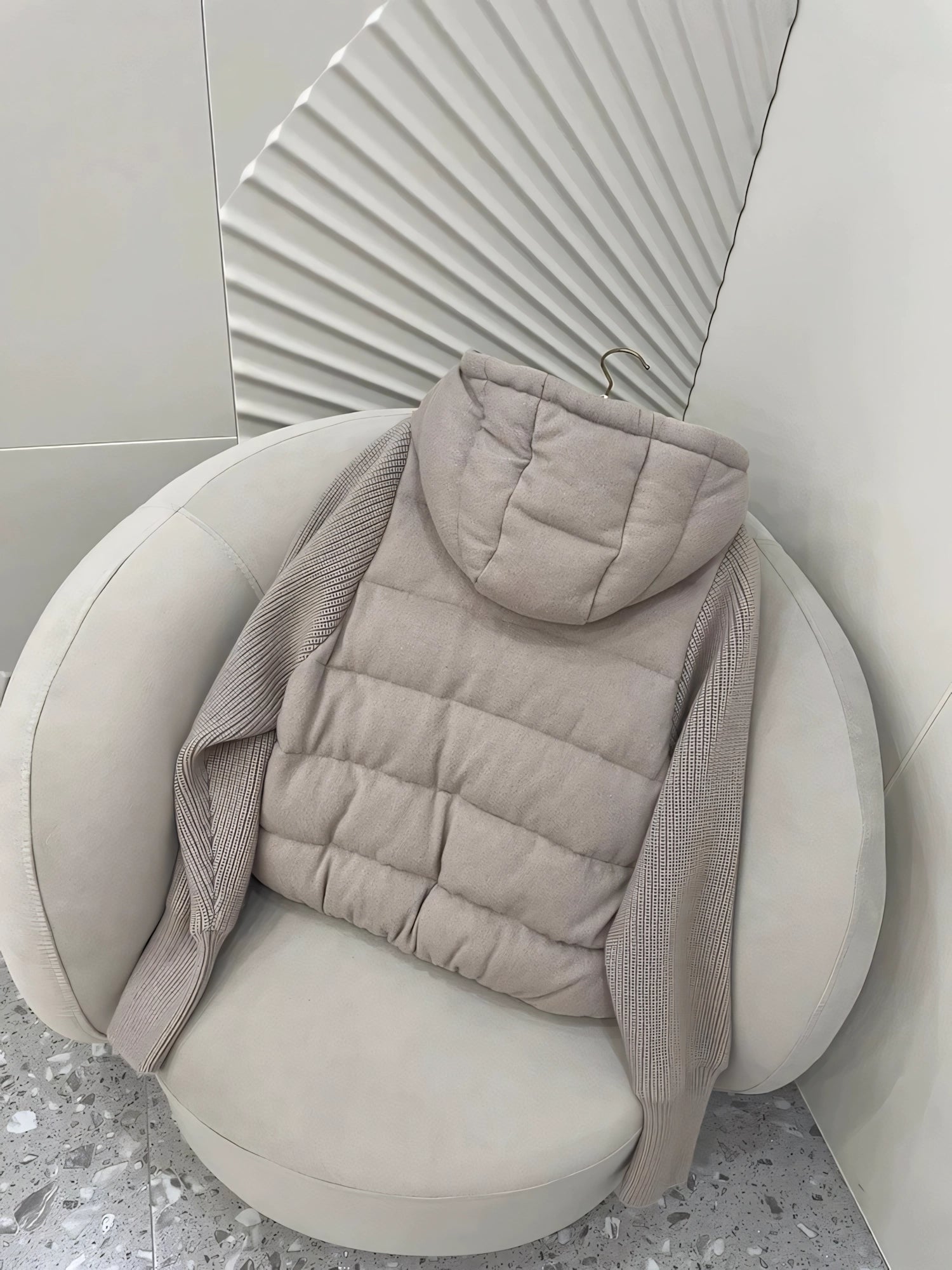 Mink cashmere short coat